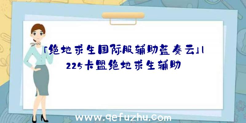 「绝地求生国际服辅助蓝奏云」|225卡盟绝地求生辅助